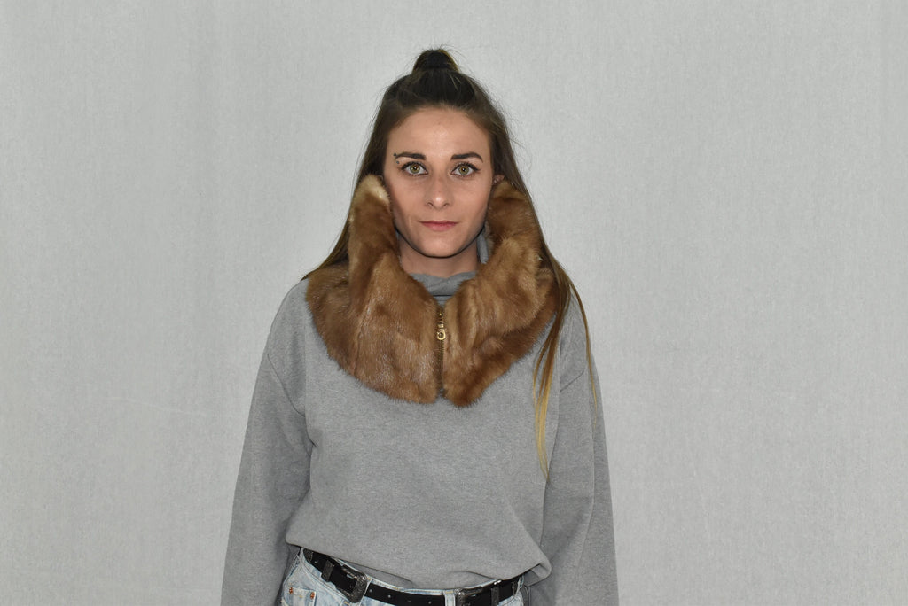 Fur Neck Warmer | Mink Neck warmer | Fur scarf | Fur Collar |  Luxury Gift For Her