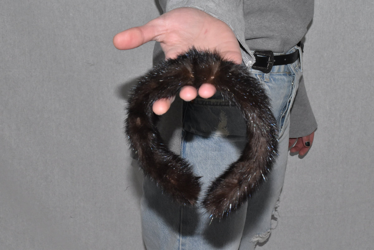 Fur Hairband | Fur Headband | Mink Fur Hairband |Girlfriend Gift | Gift For Her