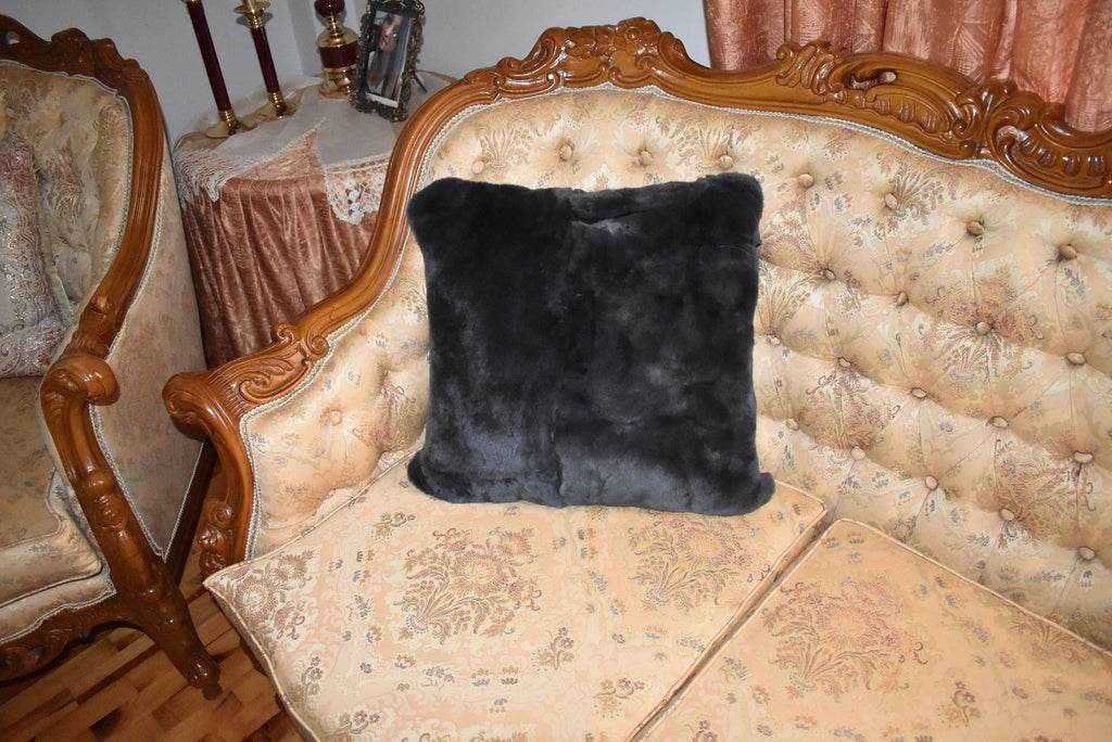 Fur pillow cover | rabbit Fur Pillow Case | Home Decor Accessories | Fur Home Accessories | Pillow For kids