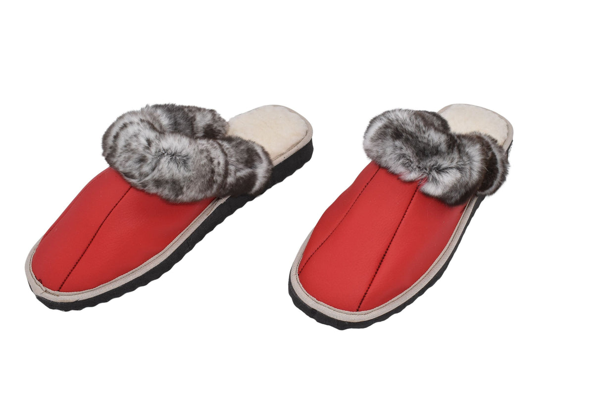 Genuine Sheepskin Slippers | Ladies sheariling Fur Slippers | Winter slippers | Fur slides | Great gift for her