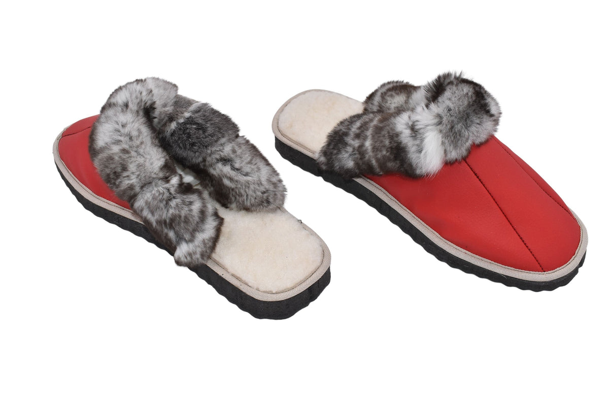 Genuine Sheepskin Slippers | Ladies sheariling Fur Slippers | Winter slippers | Fur slides | Great gift for her