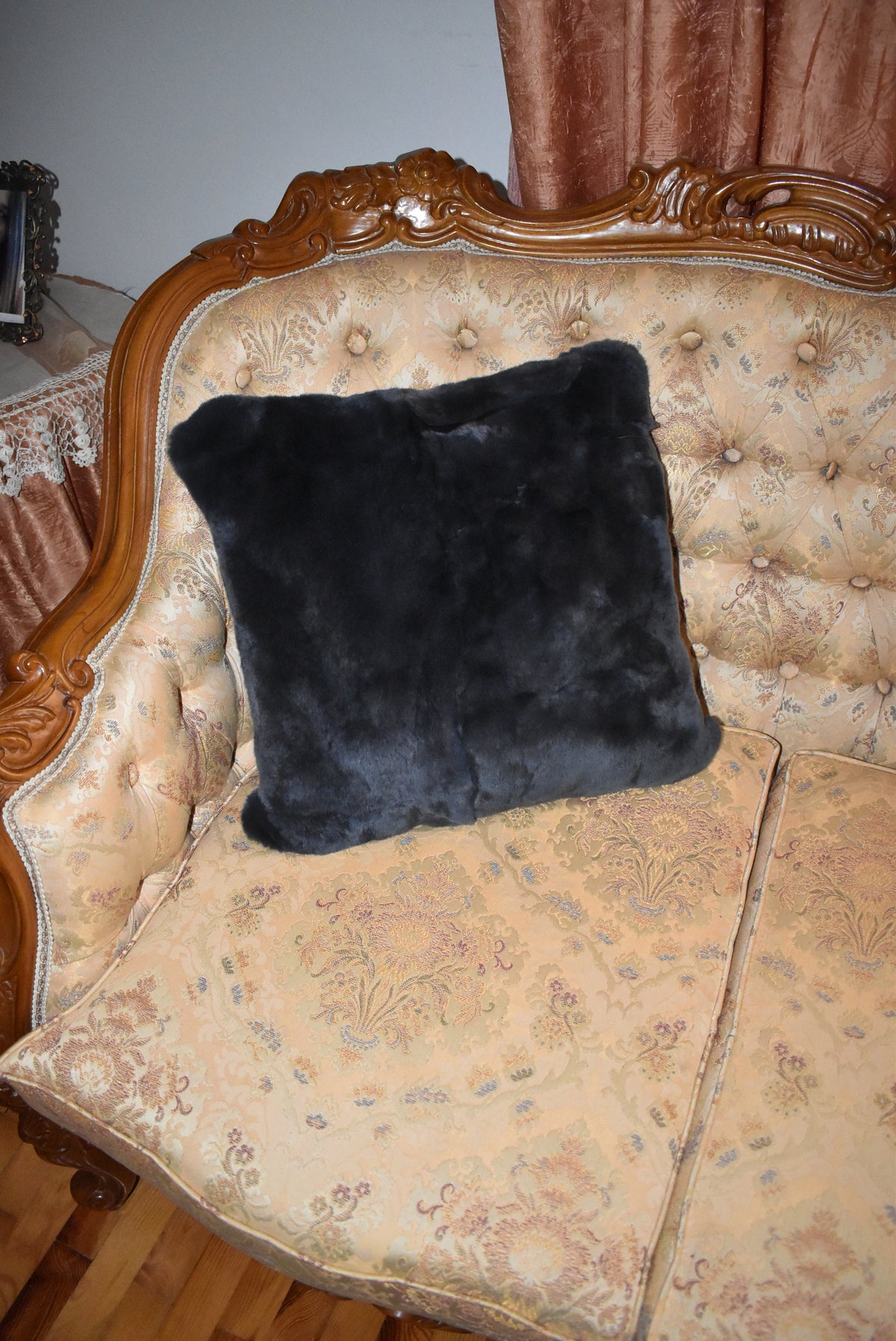 Fur pillow cover | rabbit Fur Pillow Case | Home Decor Accessories | Fur Home Accessories | Pillow For kids