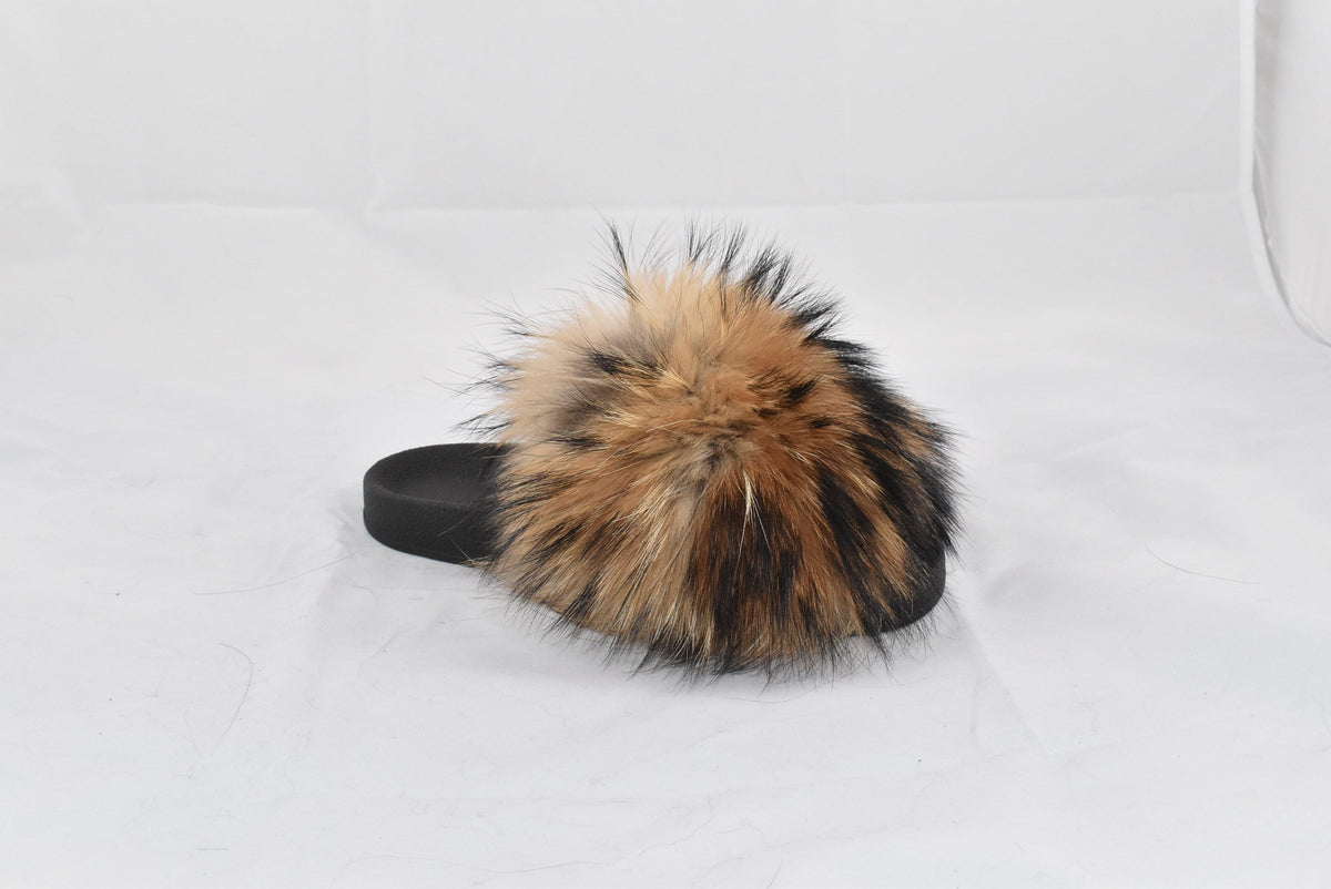 Luxury Fox Fur Slides , Fluffy Fur Sandals ,Fur  Flip Flop , Fox Fur Slides, Fur Slippers,  Fox Fur slippers, Women Fur slides ,Gift For her