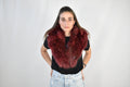 Fur Collar, Red Fox Fur  Collar,  Fur Coat Collar  , Detachable Collar , Luxury Gift For Her , Fur Collar For leather Fackets And Coats