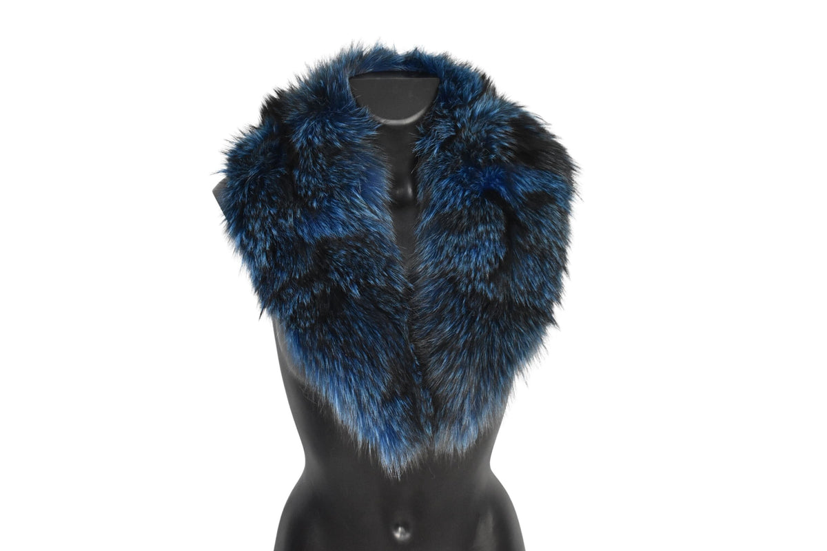Fox Fur  Collar, Detachable Collar , Luxury Gift For Her , Fur Collar For leather Fackets And Coats