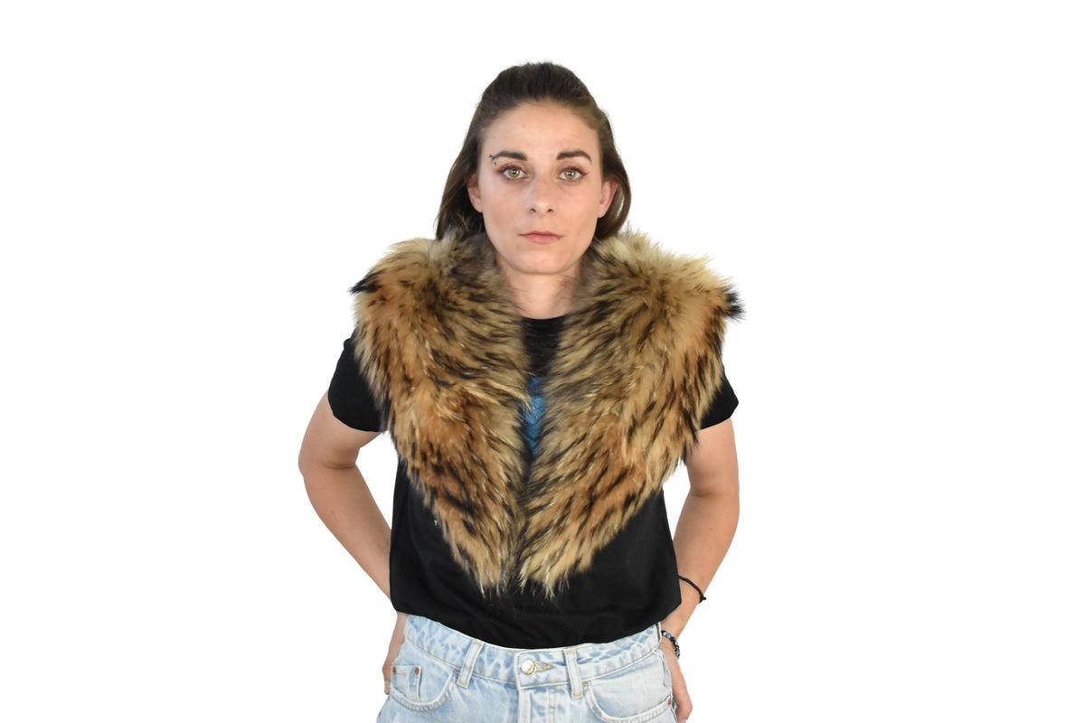 Fur Fox Collar / Real Fur Collar / Collar For Coats And Jackets / Luxury Gift For Her