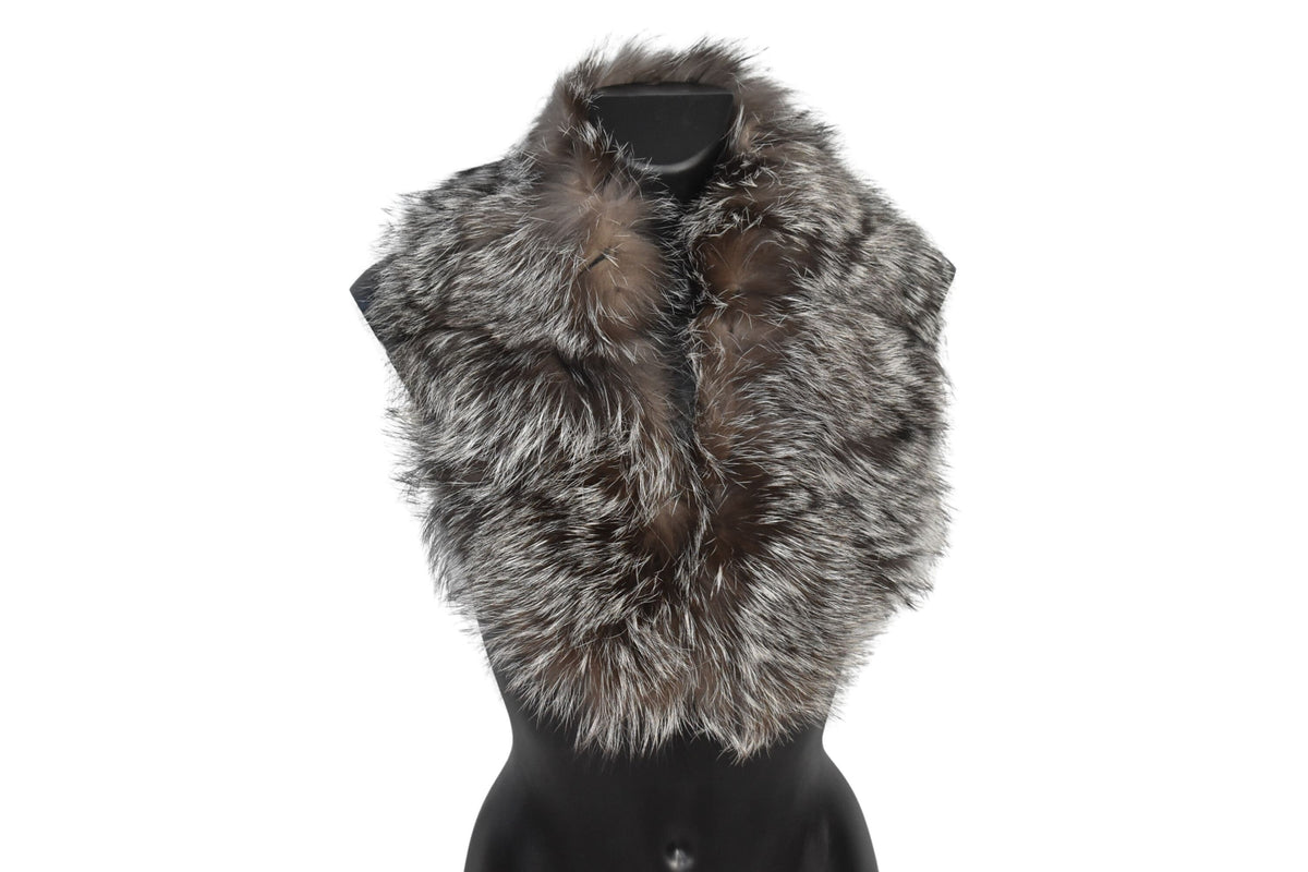 Gift For Her /  Fur Fox Collar / Real Fur Collar / Collar For Coats And Jackets / Detachable Fur Collar