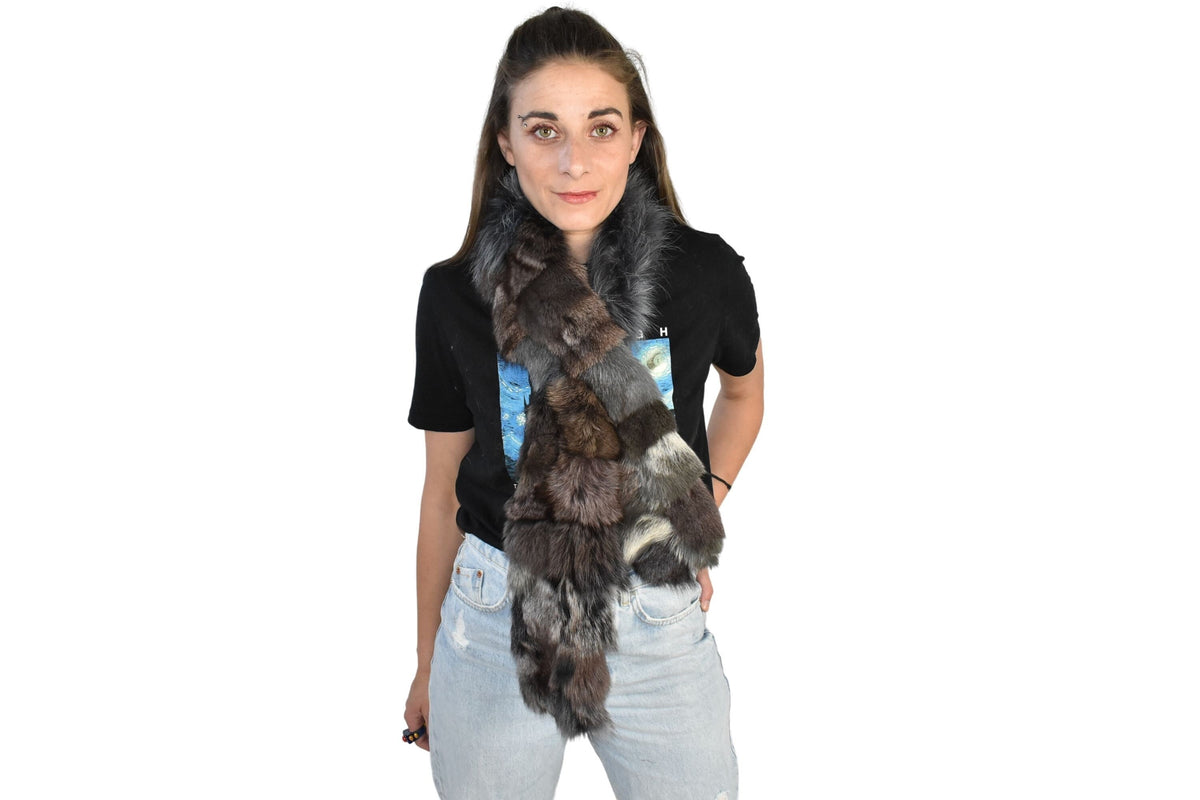 Gorgeous Fur Scarf | Fox Fur Scarf | women Fur Scarf