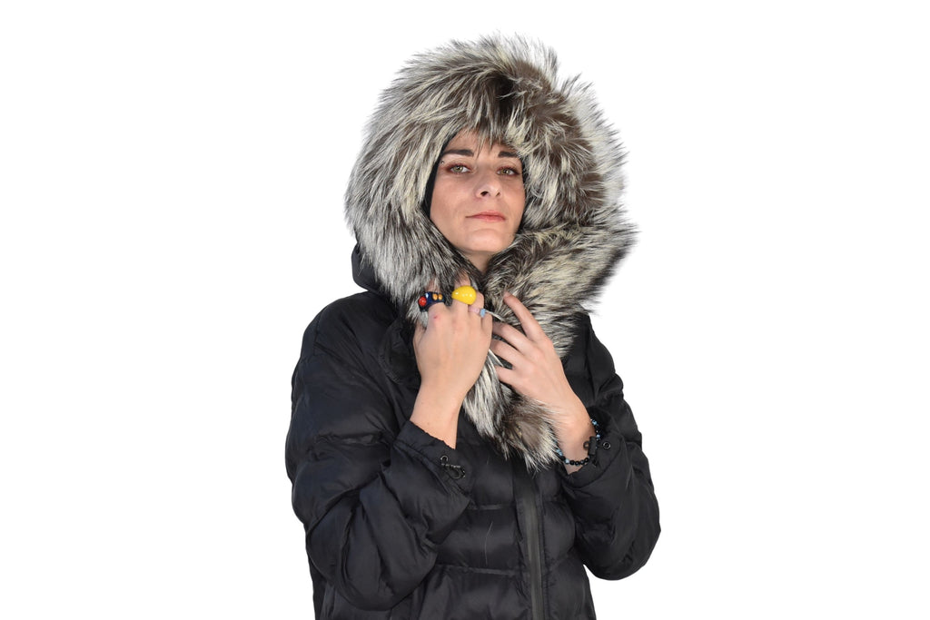 Fur Hood Trims |  Fur Trim For Hoodie | Fur Strip For hood | Fur Collar | Fur Scarf | Diy Fur Trim Hood