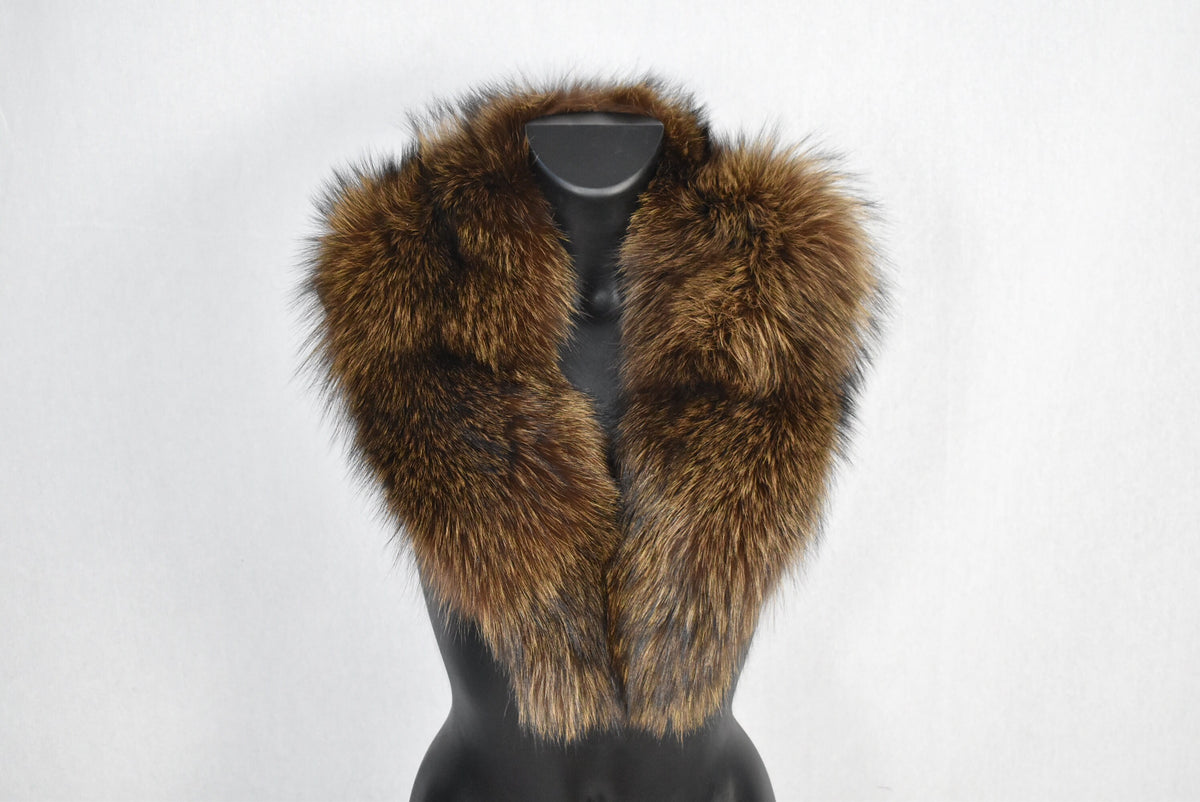 Genuine Real Fox Fur Collar, Gift For Her ,WInter collar, Fur collar, Fur scarf, Coat Collar, Women Collar,