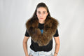 Genuine Real Fox Fur Collar, Gift For Her ,WInter collar, Fur collar, Fur scarf, Coat Collar, Women Collar,