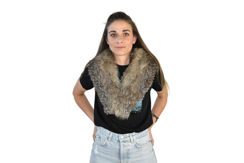 Amazing Fox Fur Collar / Fur Shawl / Detachable Fox Fur Collar / Fur Scarf for Winter Coat / Real Fur Collar