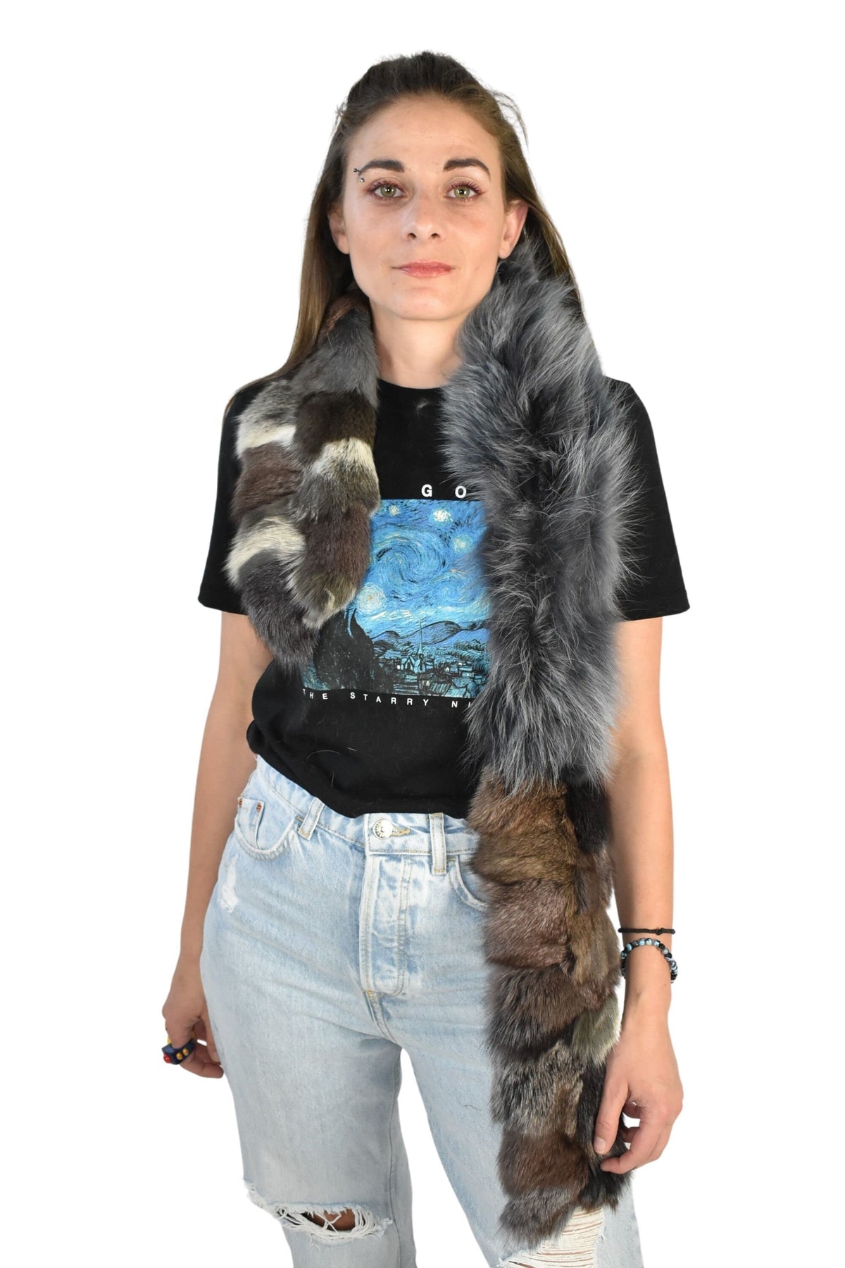 Gorgeous Fur Scarf | Fox Fur Scarf | women Fur Scarf