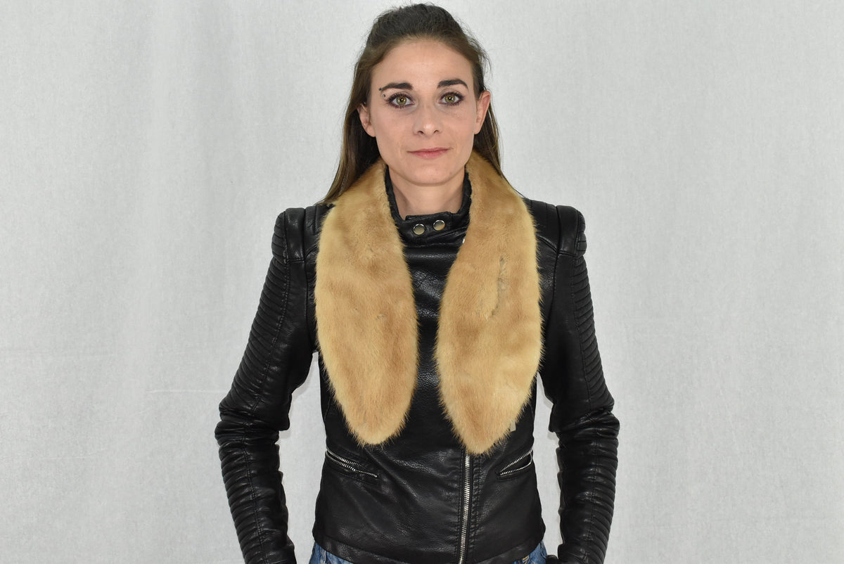 Mink Fur Tie | Mink Fur Scarf  | Fur collar  | Luxury Fur gift For Her | Mink Fur Collar Tie