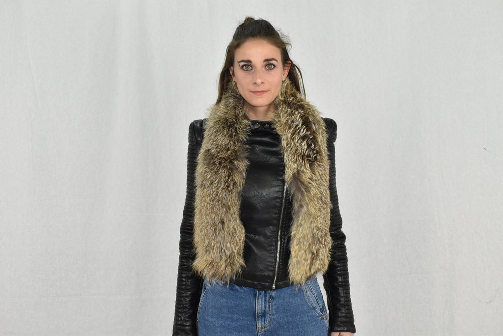 Fox Fur Trim For hood | Fur Collar | Fur Stripe | Hood Trim detachable | DIY Hood Fur Trim