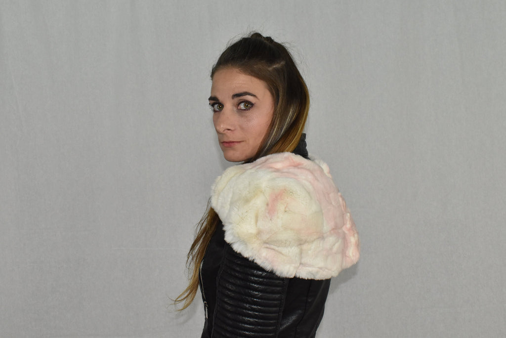 Fur Stole | Rex Rabbit  Fur Stole | Fur Etole | Rex rabbit  Fur Cape | Christmas Gift