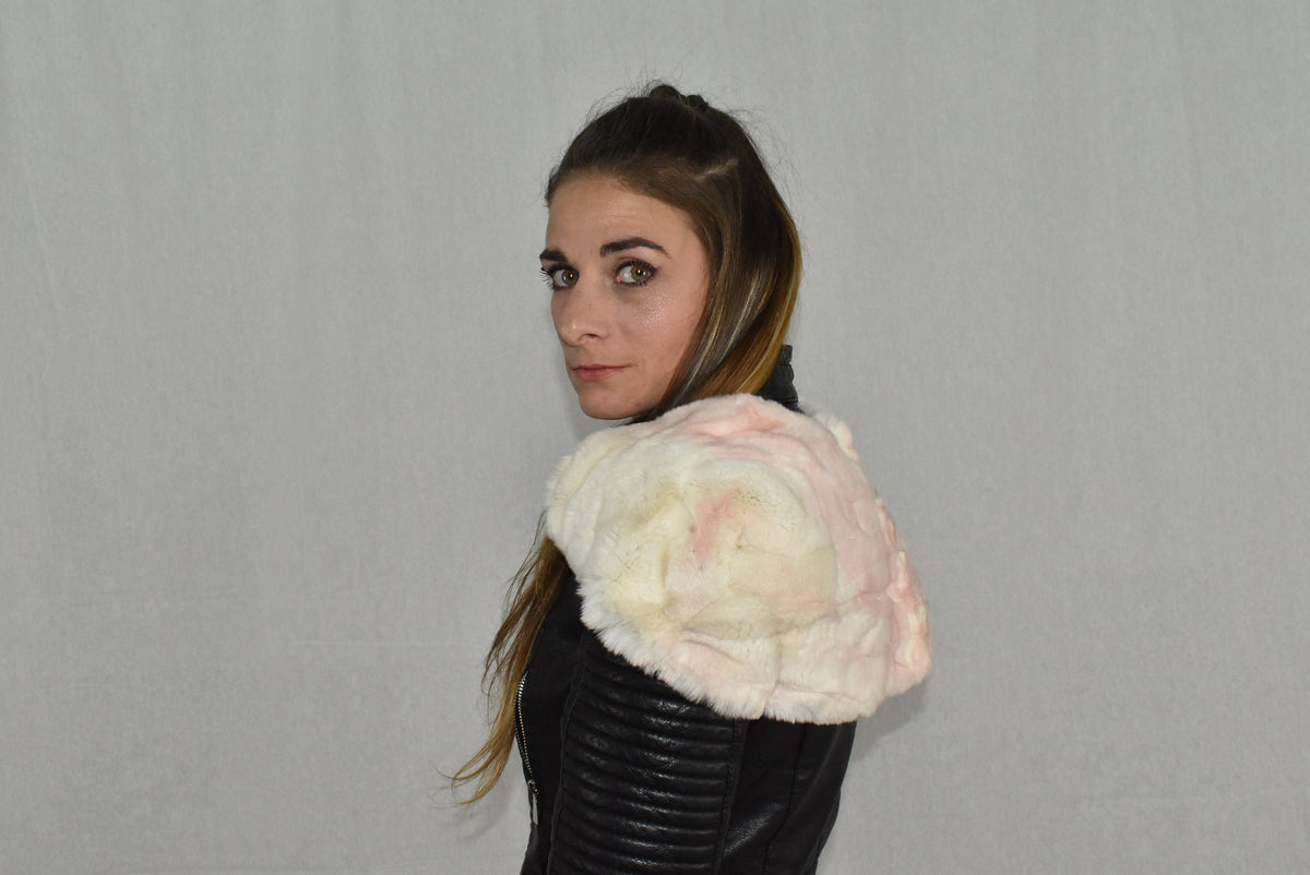 Fur Stole | Rex Rabbit  Fur Stole | Fur Etole | Rex rabbit  Fur Cape | Christmas Gift