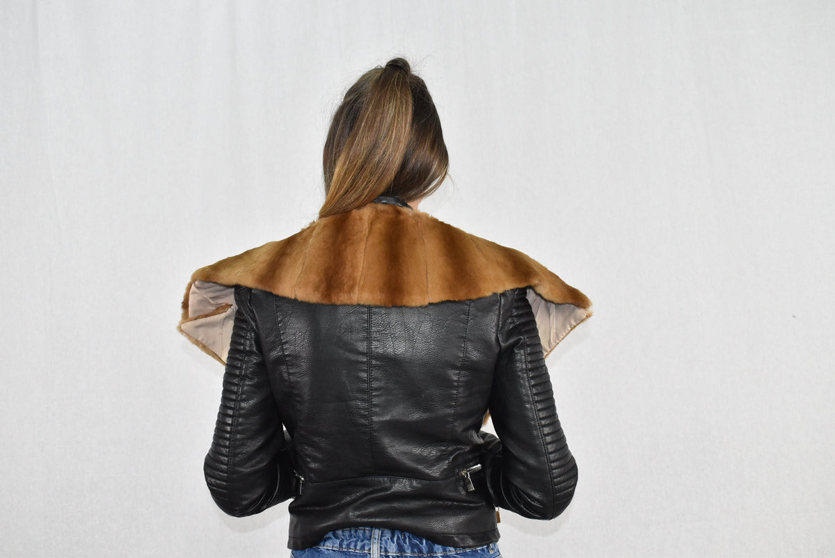 Large Fur Collar | Fur Collar |  Fur Collar  | Gift For her | Detachable  Fur Collar