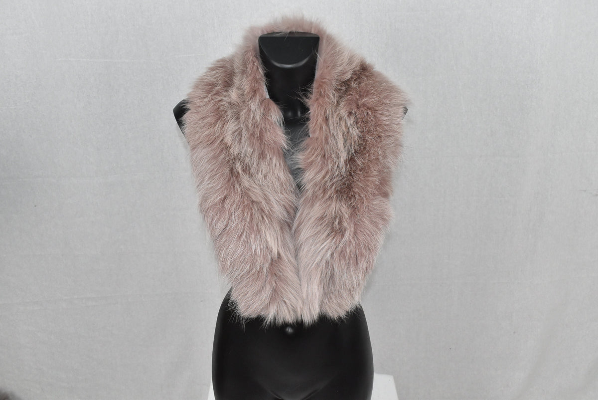 Detachable fur collar |  Fur collar jacket | Fox Fur Collar | Gift For Her