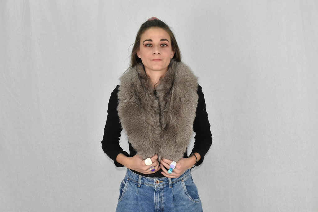 Fox Fur Collar | Coat Collar | Detachable Fur collar
