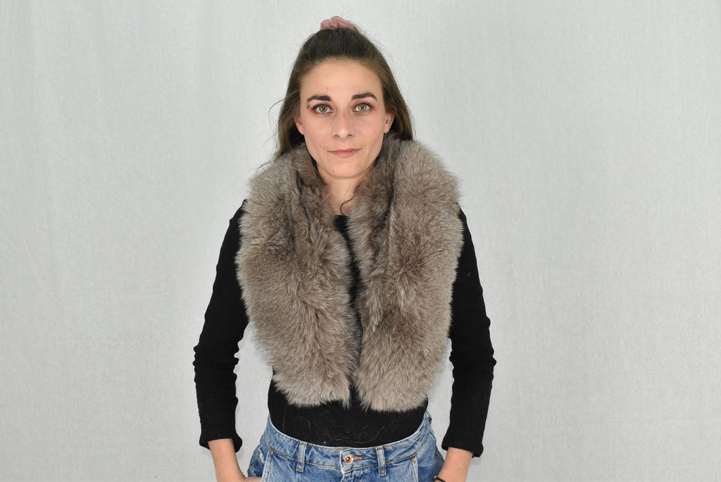 Fox Fur Collar | Coat Collar | Detachable Fur collar