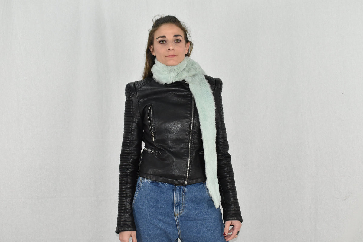 Rex Rabbit  Fur Scarf , Luxury Gift , Fur Neck Wrap, Winter scarf,Women chunky scarf,Real fur scarf Luxury Gift For Her