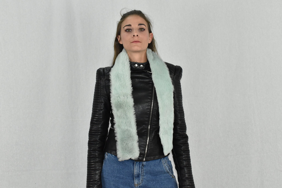 Rex Rabbit  Fur Scarf , Luxury Gift , Fur Neck Wrap, Winter scarf,Women chunky scarf,Real fur scarf Luxury Gift For Her