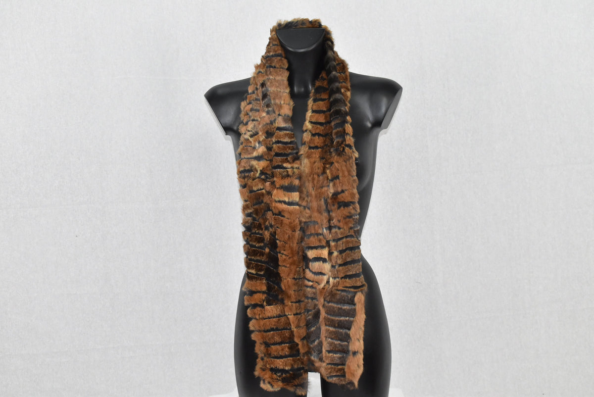 Rex rabbit  Fur Scarf , Luxury Gift , Gray Fur Neck Wrap, Winter scarf,Women chunky scarf,Real fur scarf Luxury Gift For Her