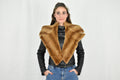 Large Fur Collar | Fur Collar |  Fur Collar  | Gift For her | Detachable  Fur Collar