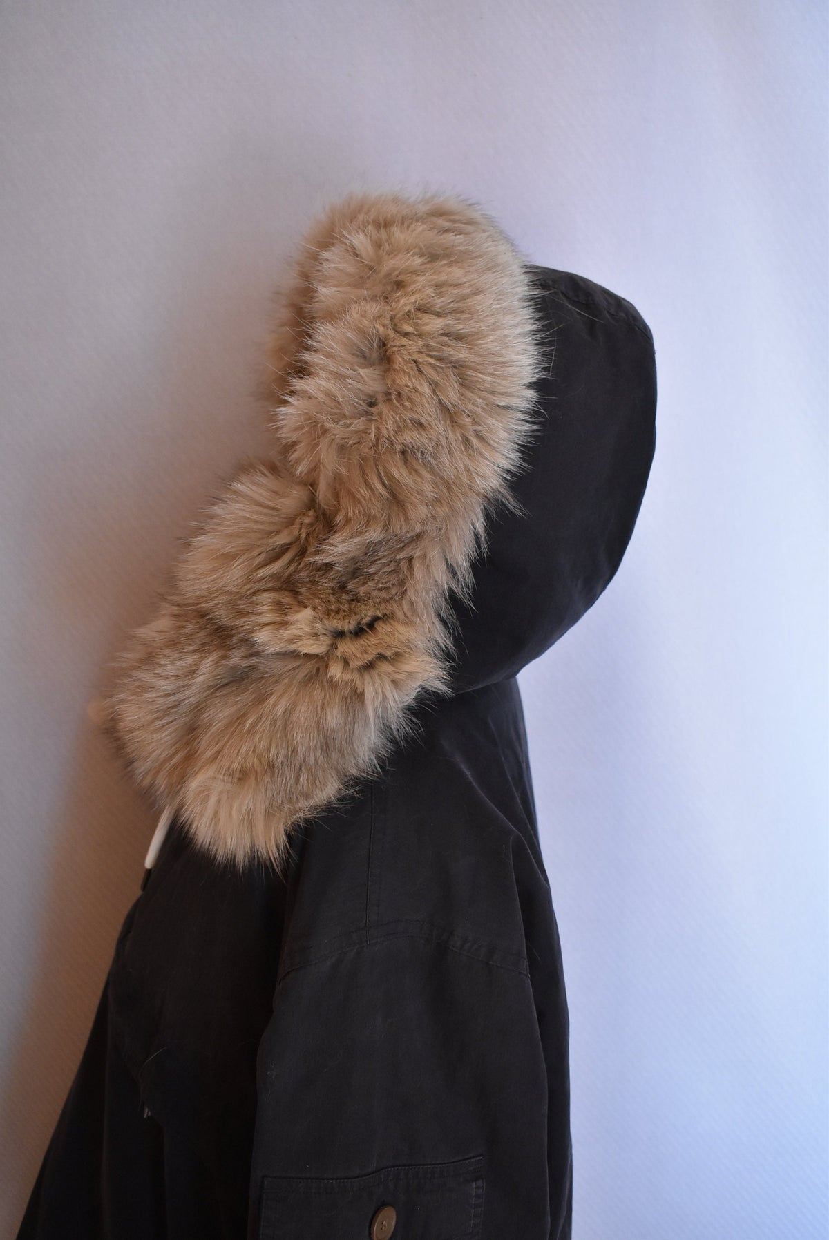 Fur Hood | Fur Hood Snowsuit | Detachable Fur trim | Fox Fur Stripe For Parka | Fur Hood Coat
