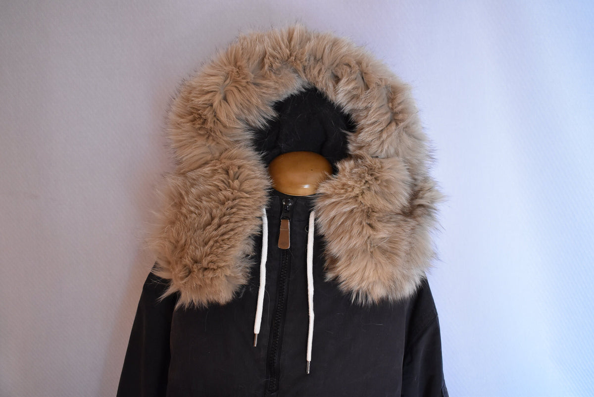 Fur Hood | Fur Hood Snowsuit | Detachable Fur trim | Fox Fur Stripe For Parka | Fur Hood Coat