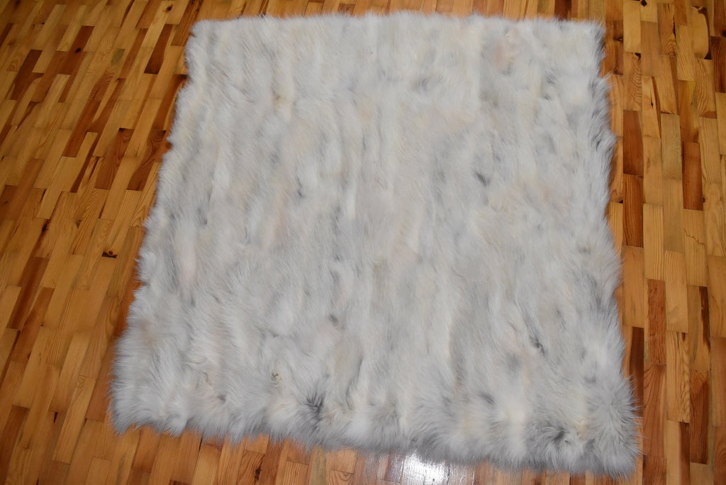 Real Coyote Fur Blanket |  Natural Coyote Fur Bed Spread |  Fur Throw | Handmade Fur Blanket