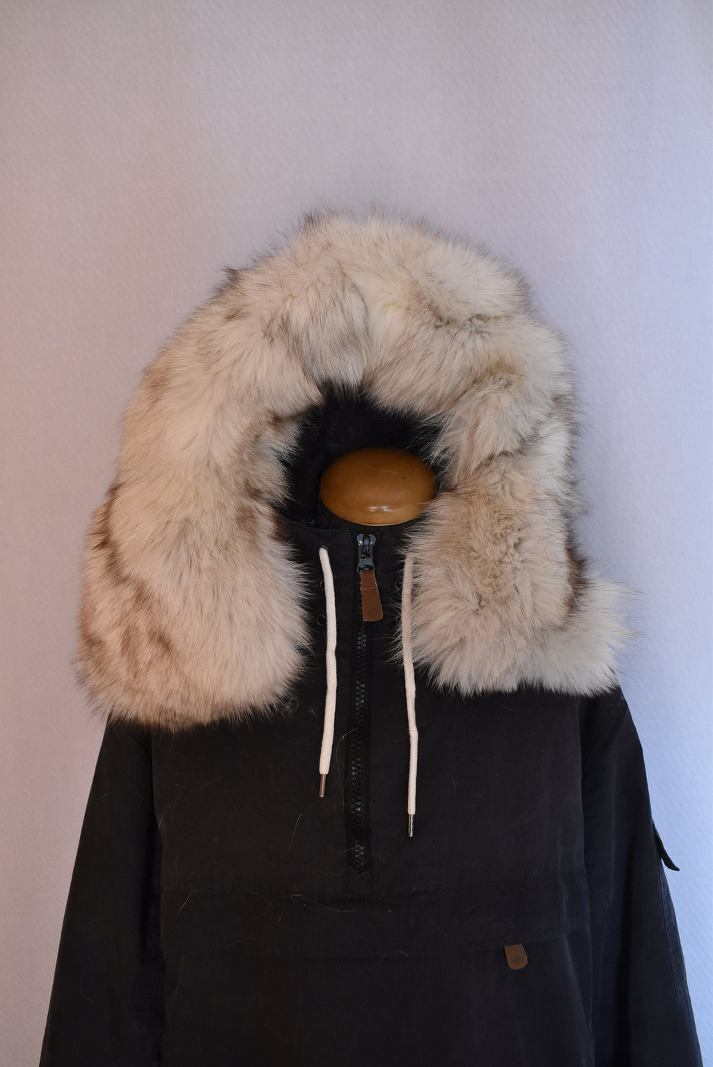 Fox Fur Hood | Fur Hood Snowsuit | Detachable Fur trim | Fox Fur Stripe For Parka | Fur Hood Coat