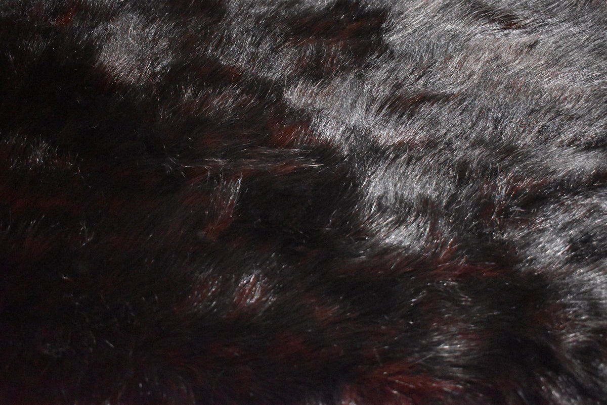 Handmade Fur  Blanket , Black Fox Fur Throw , Fur Throw bedspread ,Fur Fox blanket throw  , Home Decor