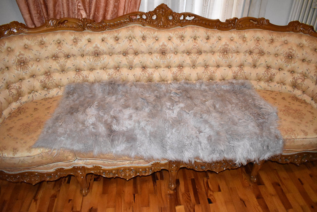 Mongolian Fur Blanket |  Fur Blanket Throw  | Natural  Fur  Blanket | Fur Throw | Fluffy Fur blanken Ideal For Your home decor