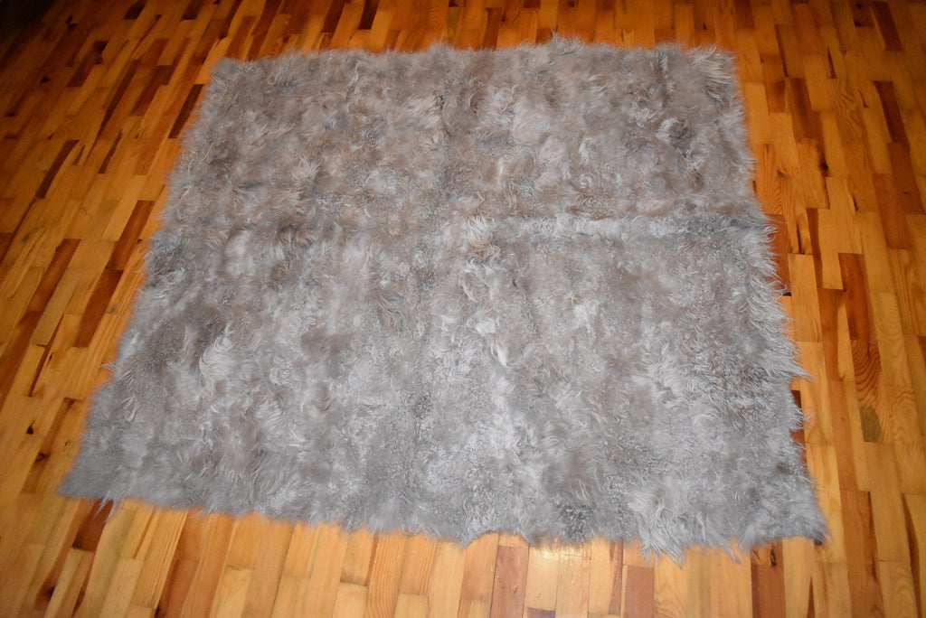 Mongolian Fur Blanket |  Fur Blanket Throw  | Natural  Fur  Blanket | Fur Throw | Fluffy Fur blanken Ideal For Your home decor
