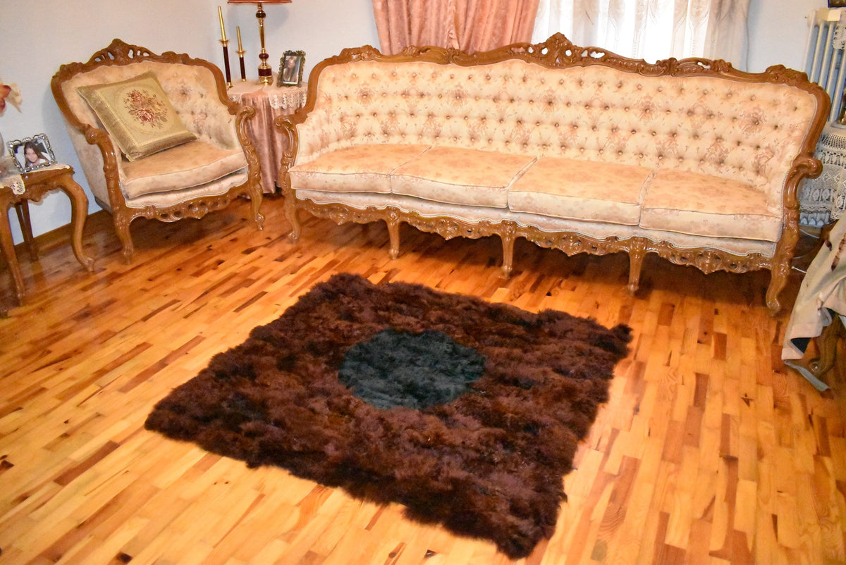 Mongolian Fur Throw|  Fur Rug  | Natural  Fur  Blanket | Fur Throw | Fluffy Fur blanken Ideal For Your home decor