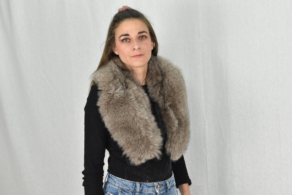 Fox Fur Collar | Coat Collar | Detachable Fur collar