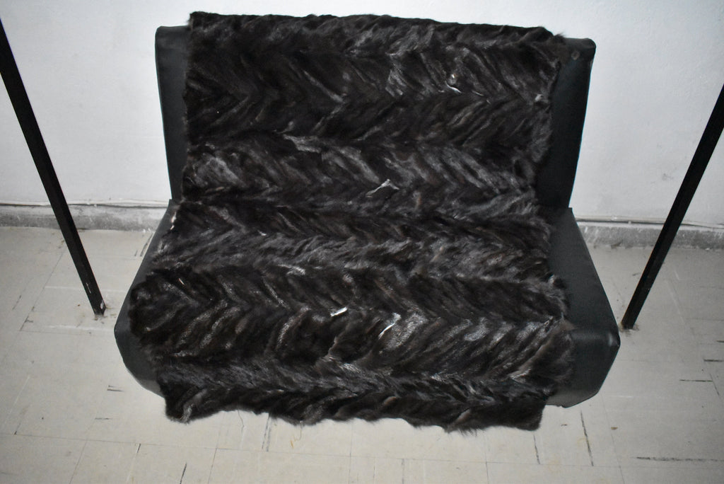 Real Fox  Fur Blanket | Fur Blanket Throw | Fur Throw | Luxurious Bedspread | Fur Home
