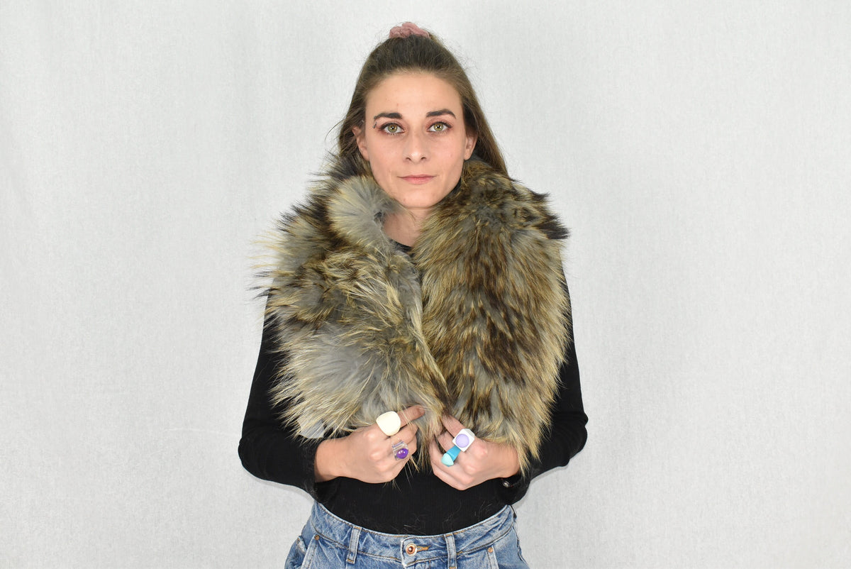 Detachable  Fur Collar | Natural Fox Fur Collar | Coat Collar  | Fur Scarf