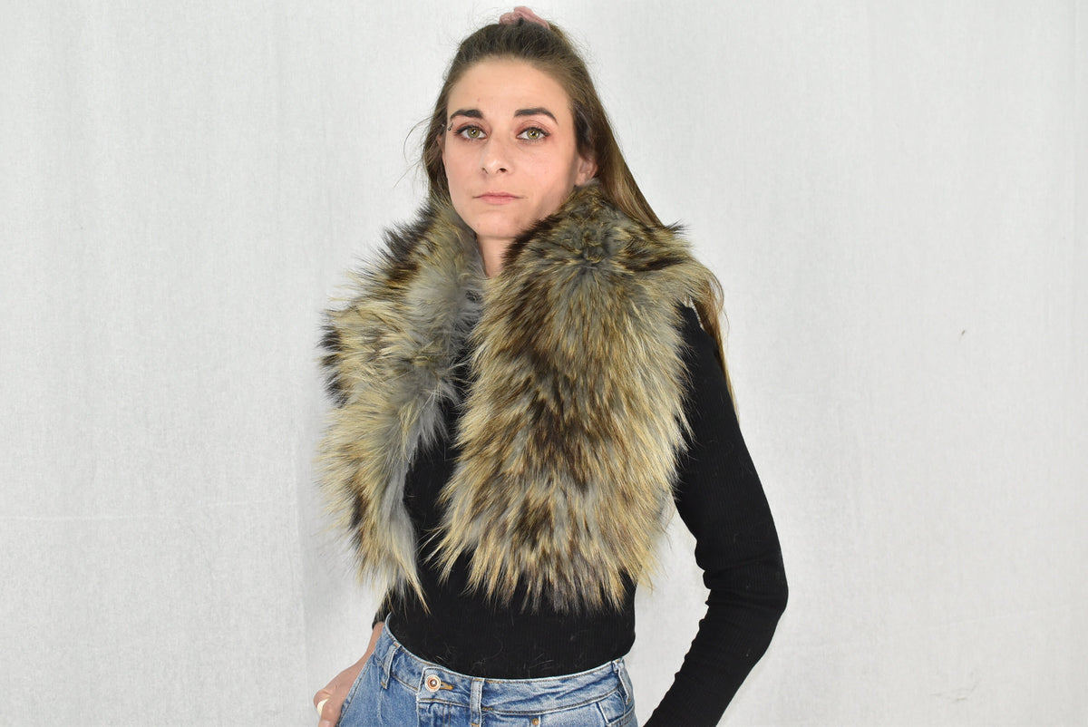 Detachable  Fur Collar | Natural Fox Fur Collar | Coat Collar  | Fur Scarf