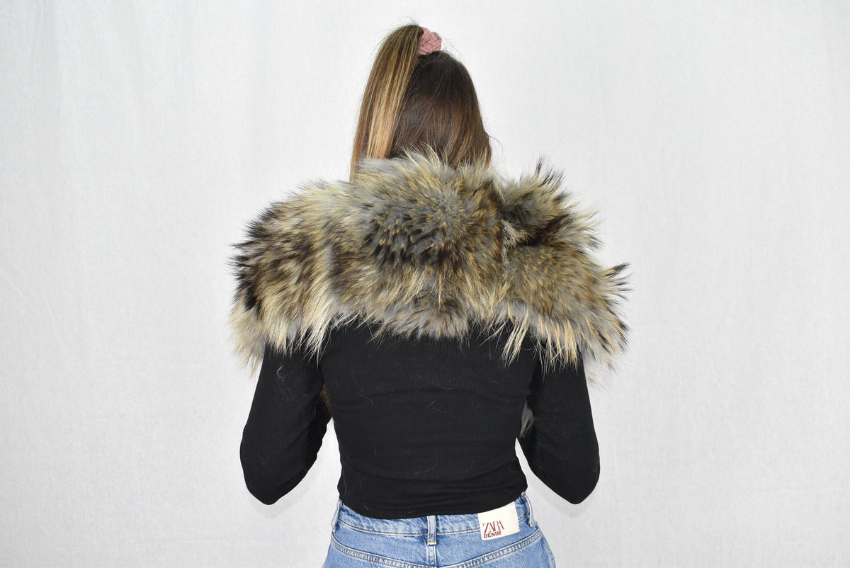 Detachable  Fur Collar | Natural Fox Fur Collar | Coat Collar  | Fur Scarf