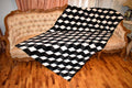 Shearling Fur Blanket Throw Cover | 3D Fur Throw | Sheepskin Fur Bedspread