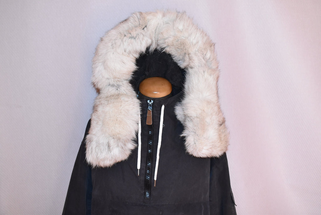 White Fur Trim Hood | Fur Stripe for Parka | Detachable fur Trim | Fur Hood Jacket | Christmas Gift