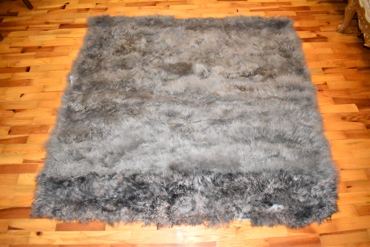 Mongolian Fur Throw |  Fur Blanket | Natural  Fur  Blanket | Fur Throw | Fluffy Fur blanken Ideal For Your home decor