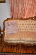 Mongolian Sheepskin Pillows | Baby Pink Fur Sheepskins Pillows | Mongolian Lamp Pillow