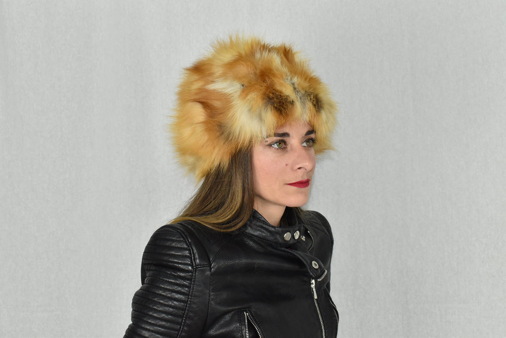 Fur Hat | Canada  Fox Fur Hat  | Russian Fur Hat | Natural Fox Fur Hat | Winter Hat For Women | Gift For Her