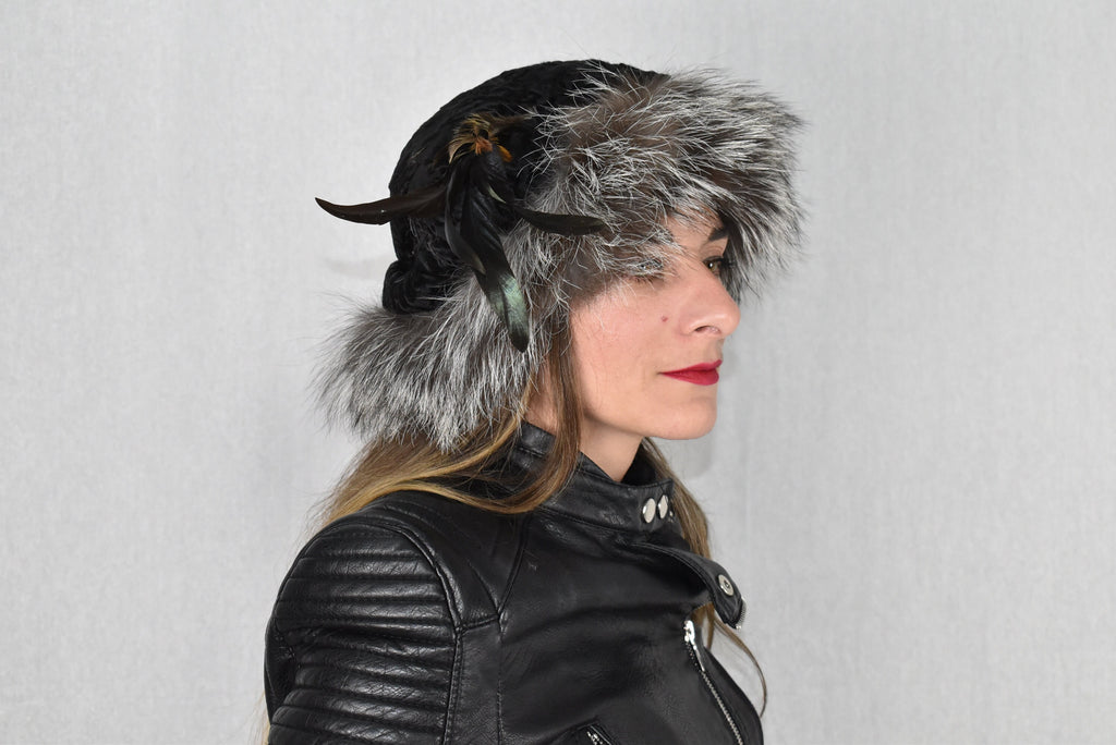Fur Cap | Fur Hat For Women | Fox Fur Hat | Swakara Fur Hat  | Warm Hat | Winter Fur Hat | Gift For Women