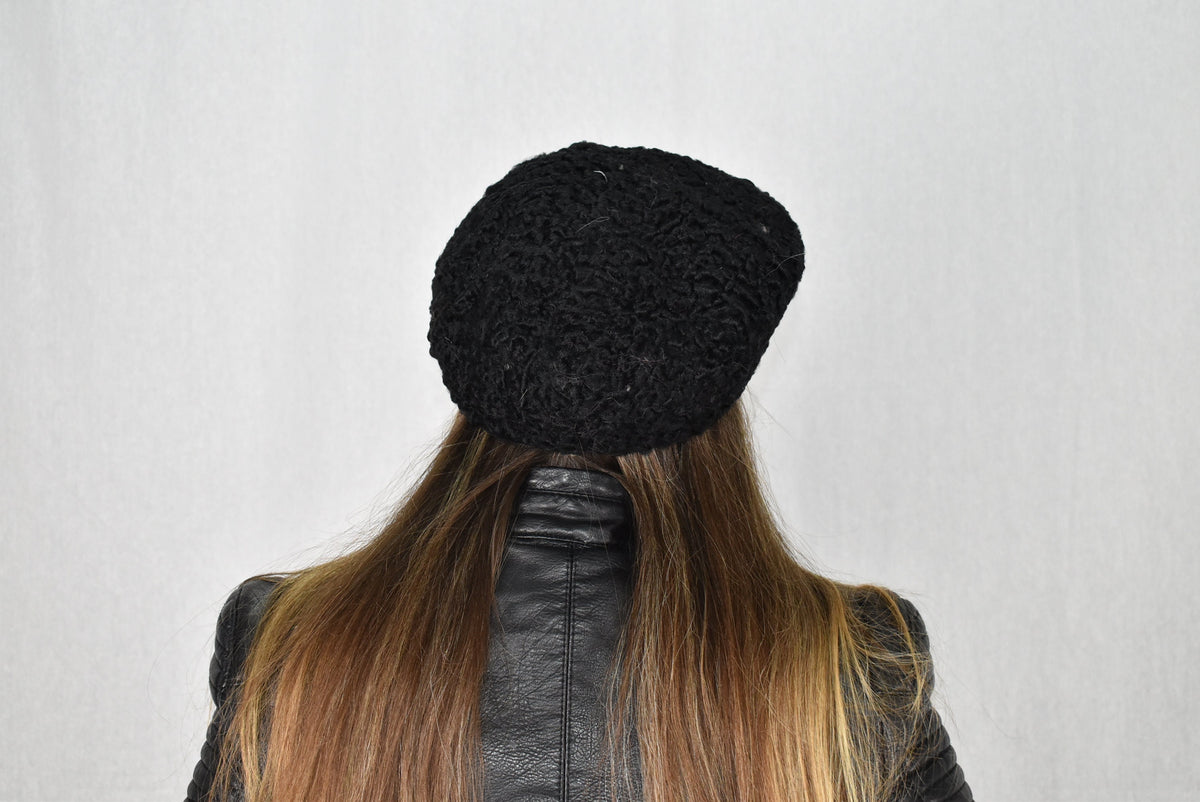 Fur Hat | Persian Lamb Fur Hat | Cabby Hat | Winter Hat For Women | Gift For Her