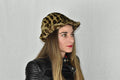 Fur Hat | Animal Pirn Fur Hat | Vintage Style  Hat | Fur Cap  | Elegant Fur Hat | Winter Hat For Women | Gift For Her